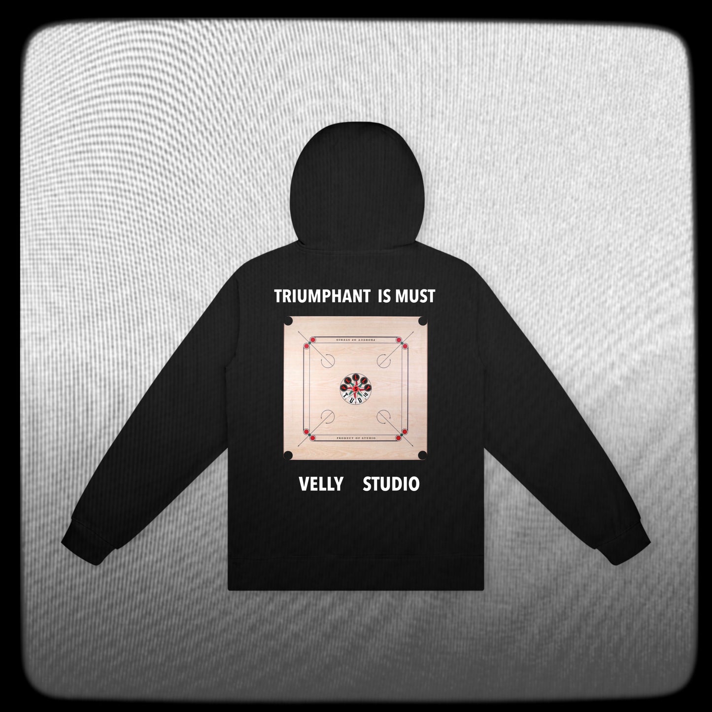 Carrom Board Style Hoodie