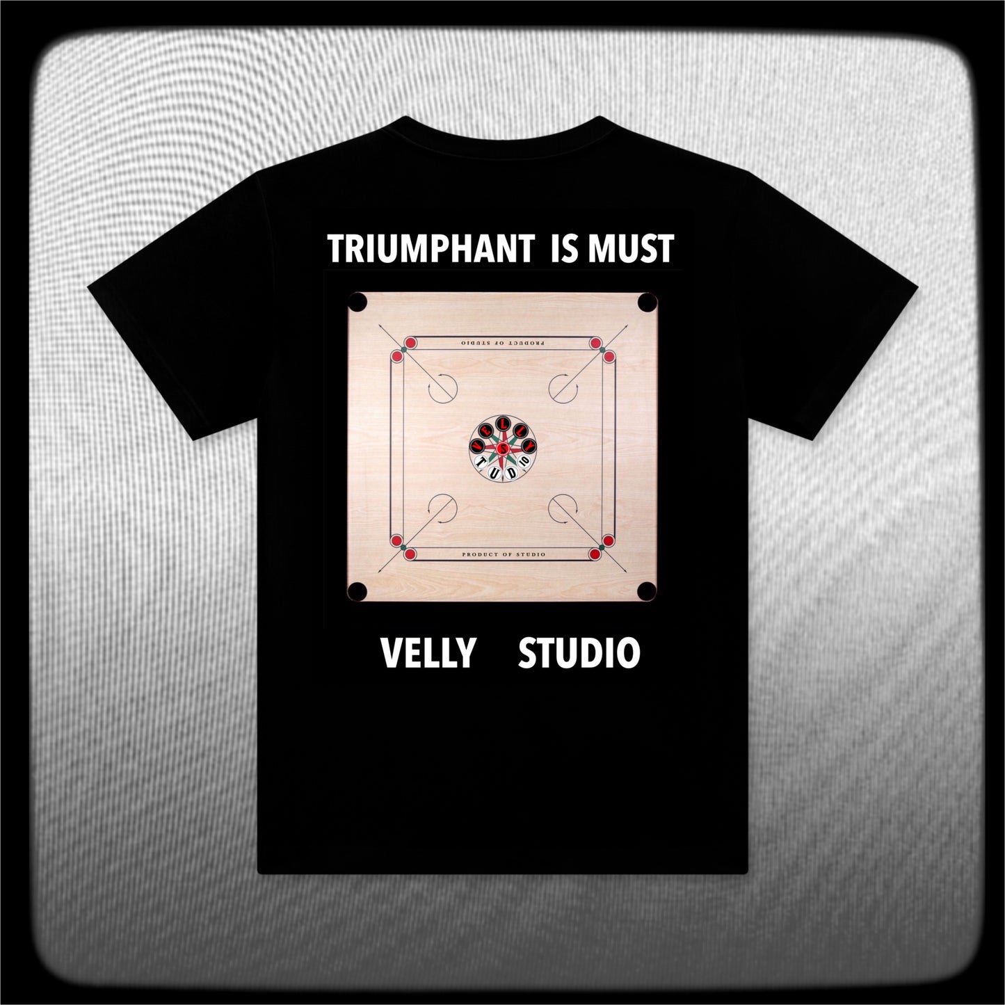 Carrom Board Style T shirt